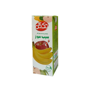 آبمیوه سیب موز تک گل تک نفره